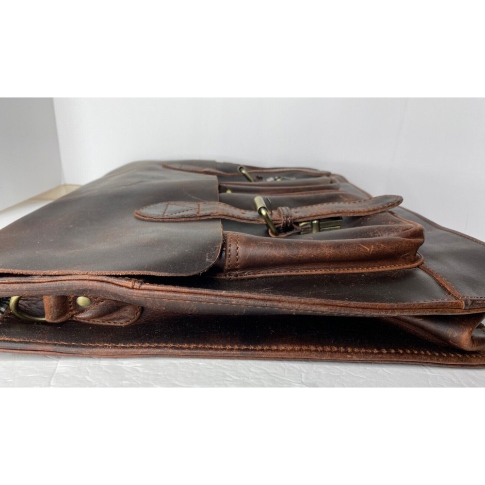Cuero Messenger Bag, The Antiquarich leather, Reto, Rustic Bag, NEW - Picture 3 of 12
